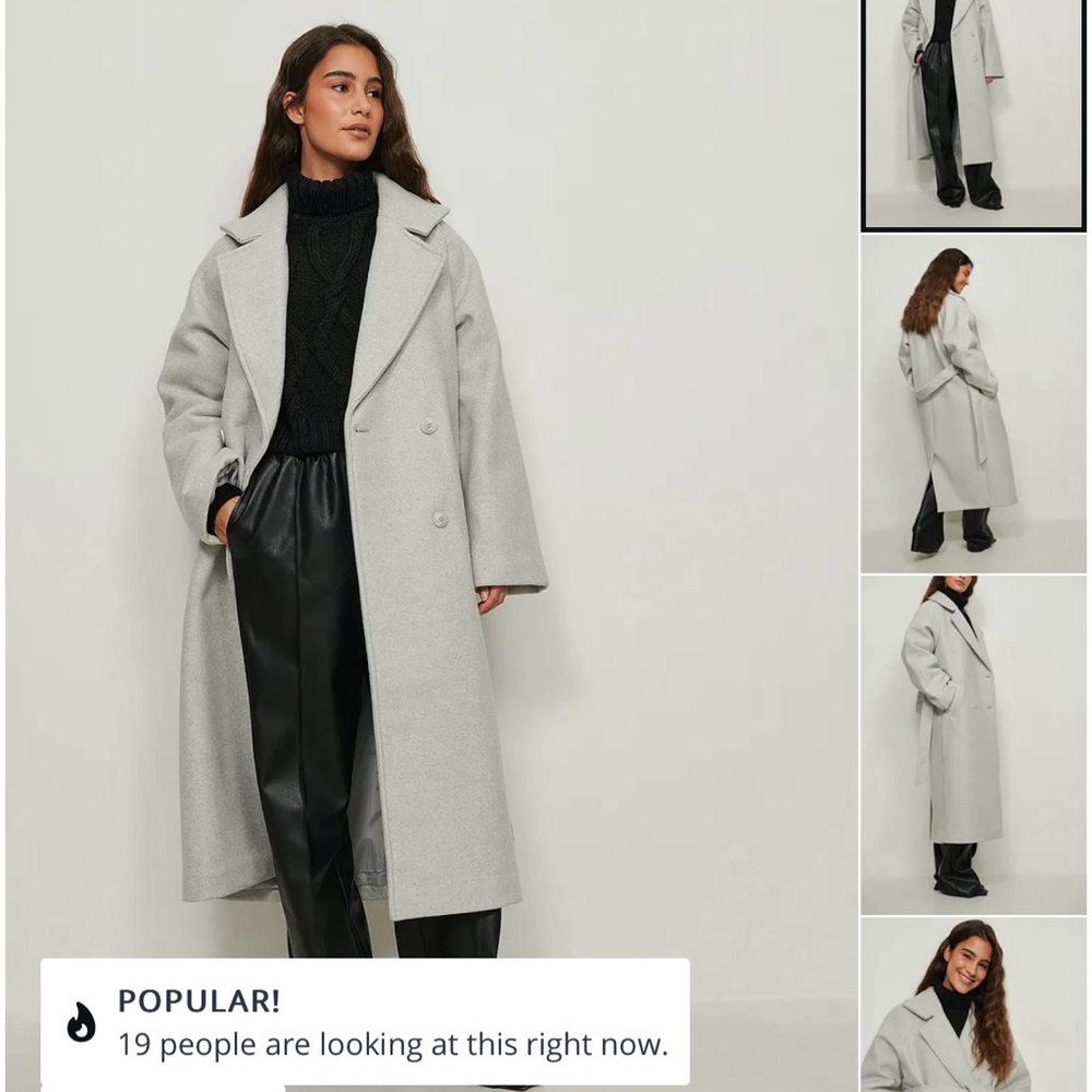 Na-kd raglan coat medium size